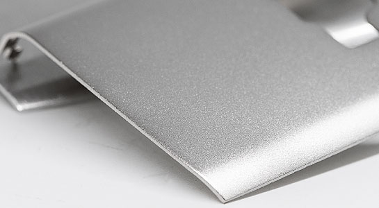 Surface finishes for stereo parts